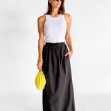 Relaxed Drawcord Skirt