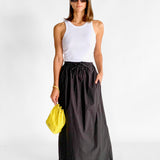 Relaxed Drawcord Skirt