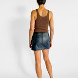 Leather Mini Skirt