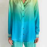 Eden Contrast Silk Shiffon Shirt