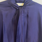 Silk Tie Blouse