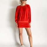 Samos Oversized Sweatshirt & Mikros Mini Skirt Set