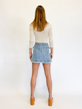Mimosa Denim Pocket Skirt