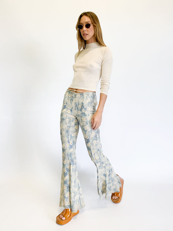 Daisy Printed Flared Trousers