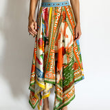 Paradiso Silk Scarf Skirt