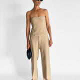 Wool Bustier & Pant Set