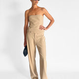 Wool Bustier & Pant Set