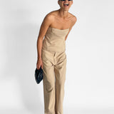Wool Bustier & Pant Set