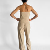 Wool Bustier & Pant Set