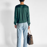 Silk Bomber Jacket