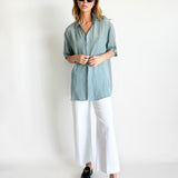 Silk Button Up Shirt