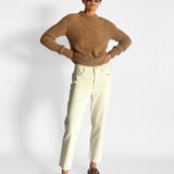Zoe High Rise Straight Crop