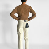 Zoe High Rise Straight Crop