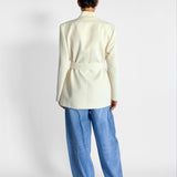 Curved Edge Suit Jacket