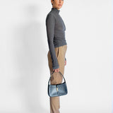 Turtle Neck Sheer Top