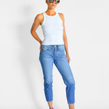 Rosa Mid Rise Boyfriend Jean