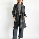 Wool Blend Double Breasted Coat