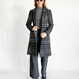 Wool Blend Double Breasted Coat