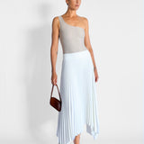 Ade-Rib Plisse Pleated Skirt