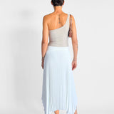 Ade-Rib Plisse Pleated Skirt