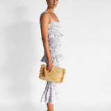 Halsey Floral Linen Midi Dress