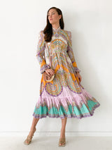 Lola Paisley Midi Dress