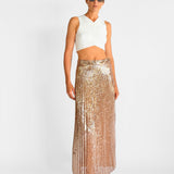 Bianca Sequin Maxi Skirt