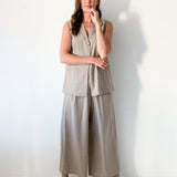 Zoe Oatmeal Waistcoat