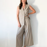 Zoe Oatmeal Waistcoat