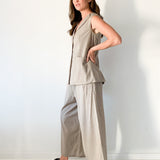 Zoe Oatmeal Waistcoat