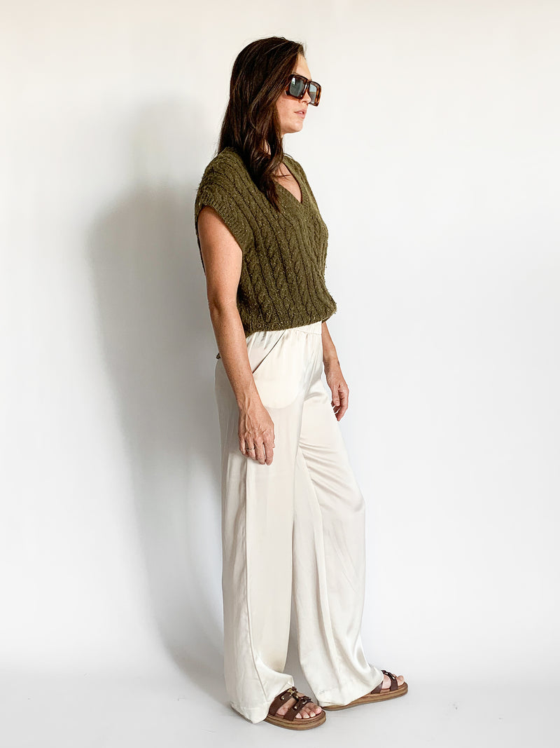 Aran Knit Vest