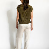 Aran Knit Vest