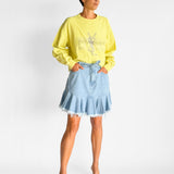 Tulsi Denim Mini Skirt