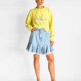 Tulsi Denim Mini Skirt