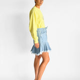 Tulsi Denim Mini Skirt