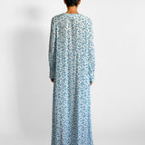 Silk Floral Maxi Dress