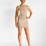 Etwina Gingham Mini Dress