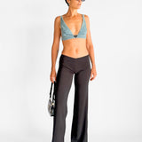 Low Waist Tailored Trousers