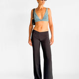 Low Waist Tailored Trousers