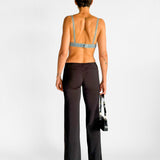 Low Waist Tailored Trousers