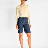 Camichael Long Denim Short