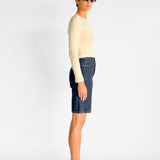 Camichael Long Denim Short