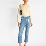Benny Cropped Flare Jean
