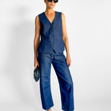 Jasmine Long Vest