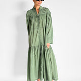 Tiered Drawcord Dress