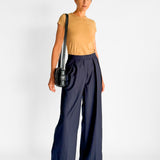 Georg Double Pleat Wide Leg Pants