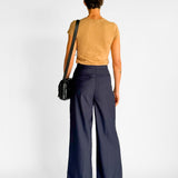 Georg Double Pleat Wide Leg Pants