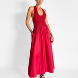 Plunge Neck Dress