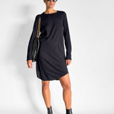 Long Sleeve Scoop Dress