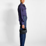 Silk Tie Blouse